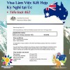 VISA 462: SUNSHINE VIETNAM CHÚC MỪNG EM VŨ HƯƠNG QUỲNH ĐÃ ĐƯỢC CẤP VISA LAO ĐỘNG KẾT HỢP KỲ NGHỈ - TIỂU LOẠI 462 TỚI ÚC