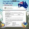 VISA 462: SUNSHINE VIETNAM CHÚC MỪNG EM ĐÀM THỊ THU HIỀN ĐÃ ĐƯỢC CẤP VISA LAO ĐỘNG KẾT HỢP KỲ NGHỈ - TIỂU LOẠI 462 TỚI ÚC