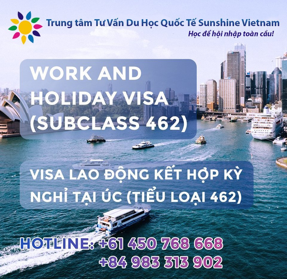 CẬP NHẬT NHỮNG THAY ĐỔI MỚI NHẤT CỦA CHÍNH PHỦ ÚC VỀ QUY TRÌNH NỘP ĐƠN XIN VISA LAO ĐỘNG KẾT HỢP KỲ NGHỈ (TIỂU LOẠI 462) NĂM TÀI KHOÁ 2024-2025